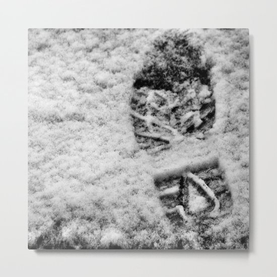 One Small Step for a Man Metal Print