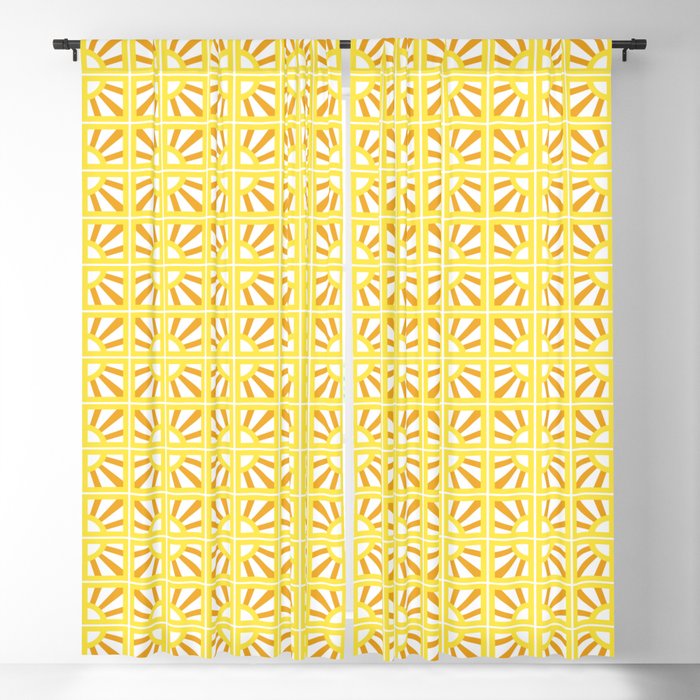 Breeze Block Eleven DPLY C Blackout Curtain