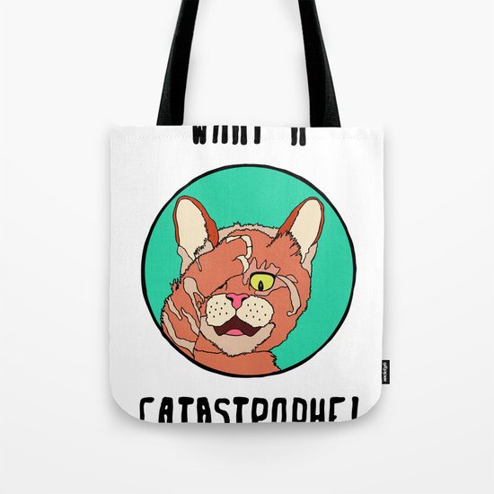 Catastrophe Cat Tote Bag