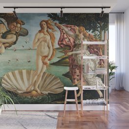 The Birth of Venus by Sandro Botticelli, 1445 Wall Mural