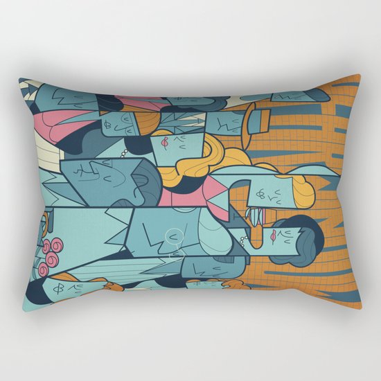 Rear Window Rectangular Pillow