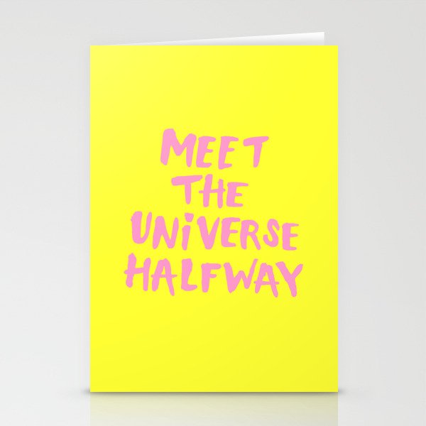 Meet The Universe Halfway Stationery Cards