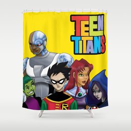 Teen Titans Shower Curtain