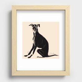 Miah the iggy Recessed Framed Print