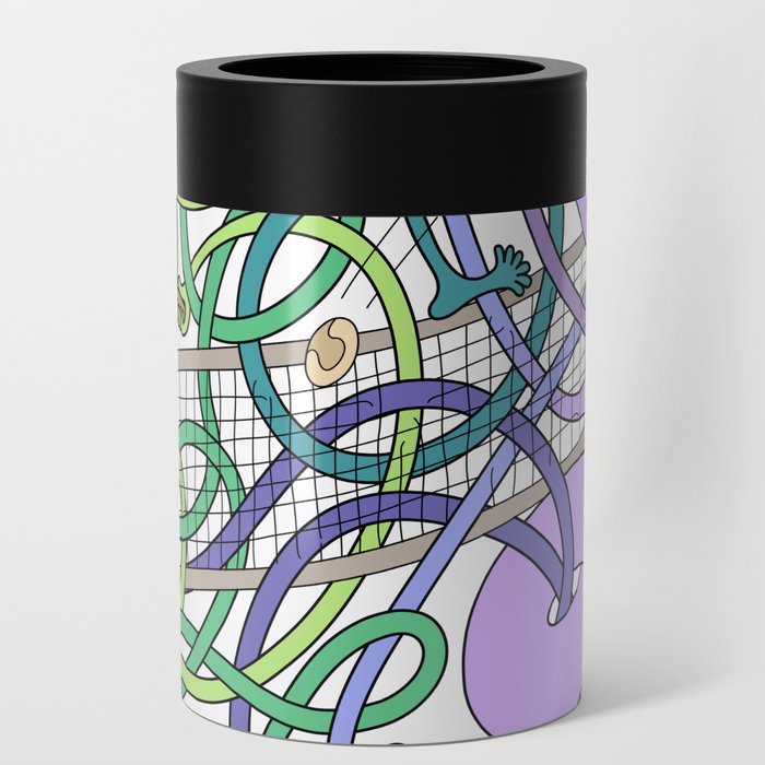 Mr Squiggly Tennis Match Can Cooler