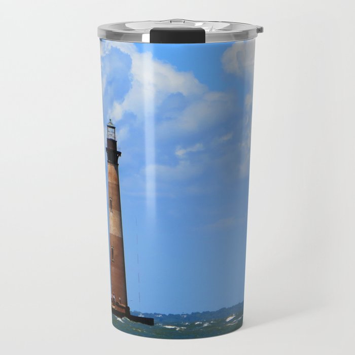 Morris Island Lighthouse Travel Mug