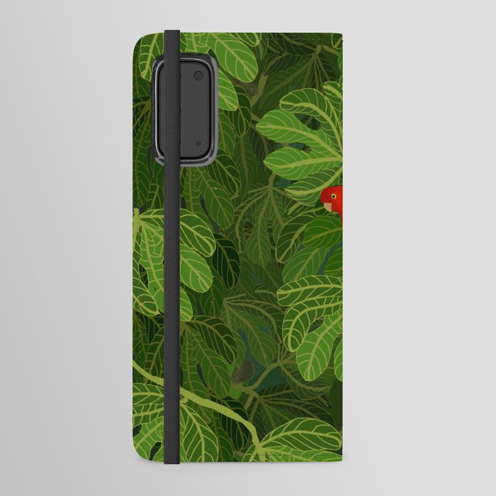 King Parrot in the Fig Tree Android Wallet Case