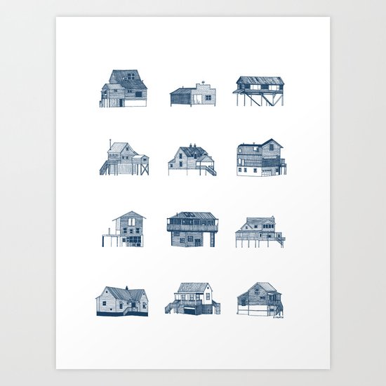 Houses of Lupus, Missouri Art Print