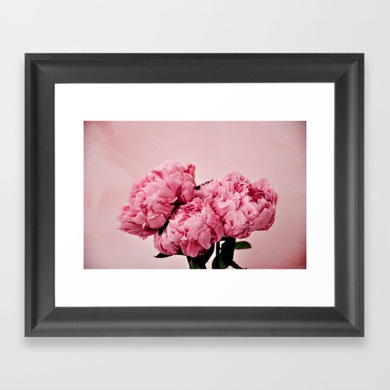 In The Pink Framed Art Print