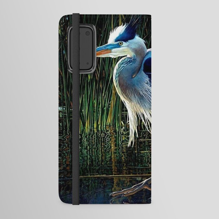 Glossy Heron Android Wallet Case