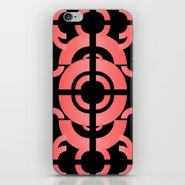 Warm Colored Coral Rainbow Arches iPhone Skin
