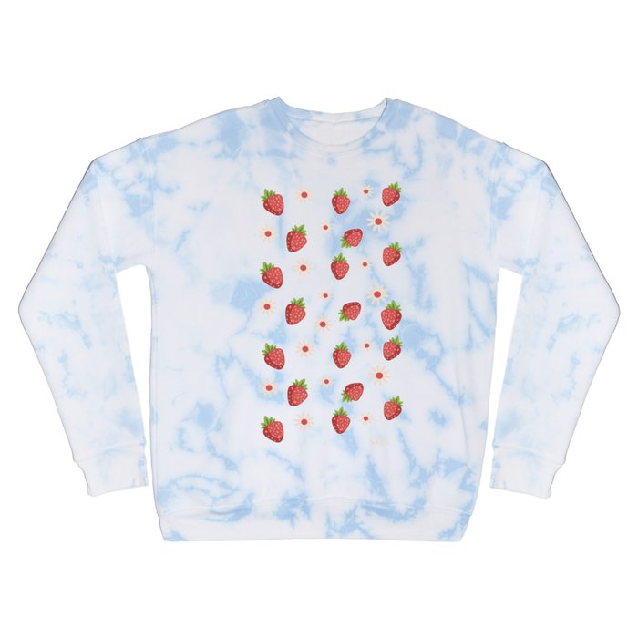 Flowers & Strawberries Crewneck Sweatshirt