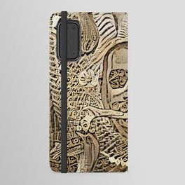 Stone Wall Carving  Android Wallet Case