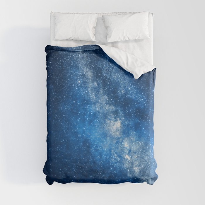Azure Milky Way Duvet Cover