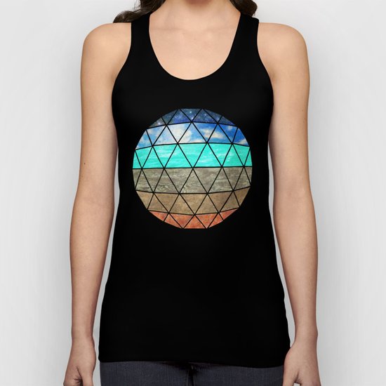 Elemental Geodesic Unisex Tank Top