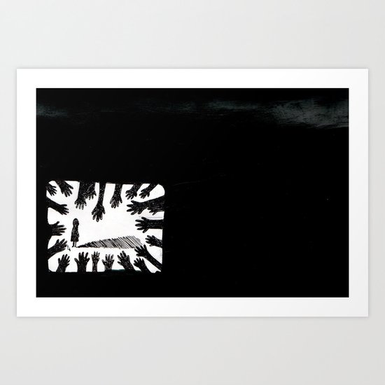 alone Art Print