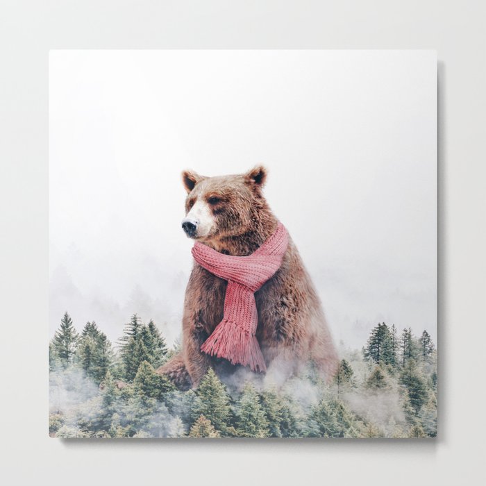 Cold Bear Metal Print