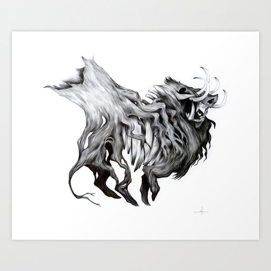 A Forest's Death Art Print
