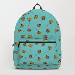 Fly Pattern Aquamarine Backpack