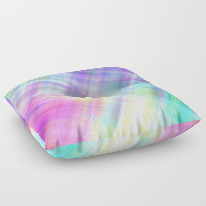 Rainbow Stripes Floor Pillow