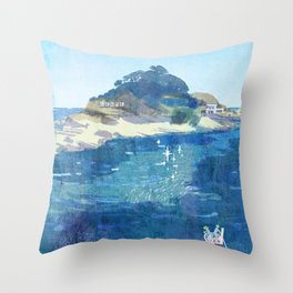 The Niemon Island Throw Pillow