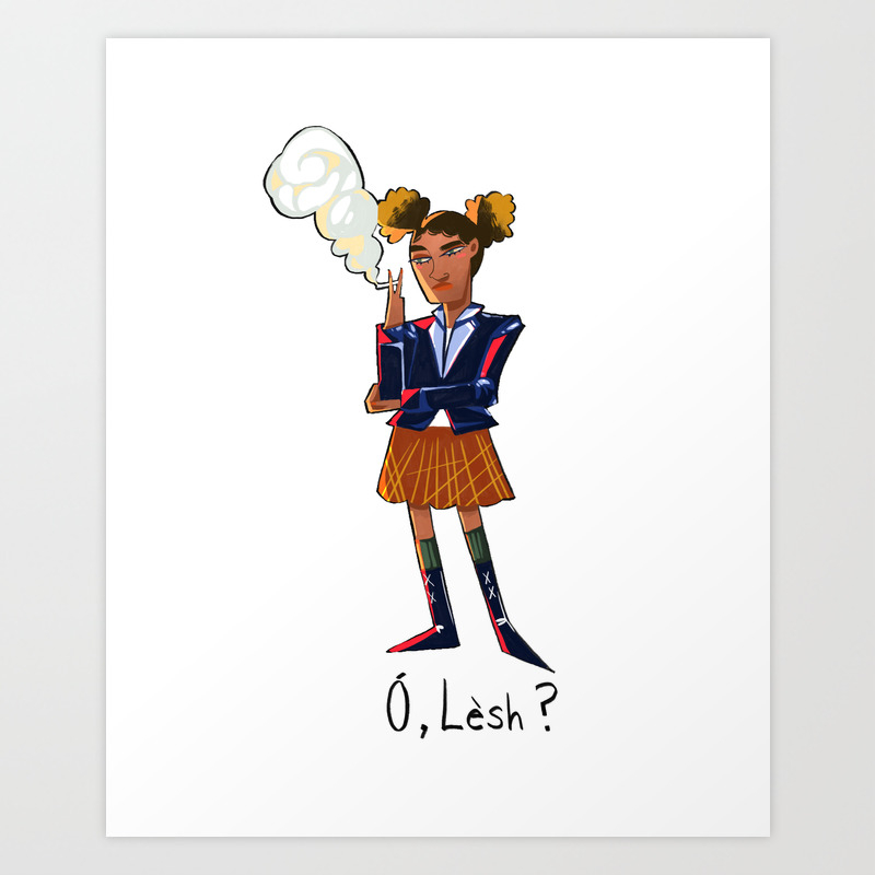 Oh Worm Art Print By Zime Society6