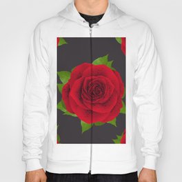Beautiful pattern realistic Rose illustration design isolated on stylish background with 3D illustration images Hoody