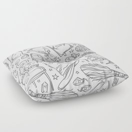 Wizards And Witches World Floor Pillow