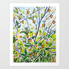 Kumquats  Art Print