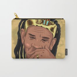 King With Crown Thinking Uncertain About Future Carry-All Pouch
