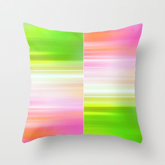 The Sound of Light and Color II Throw Pillow