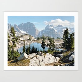 Cascade Alpine Art Print