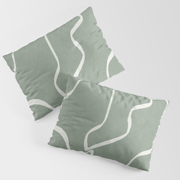 Abstract Faces Pillow Sham