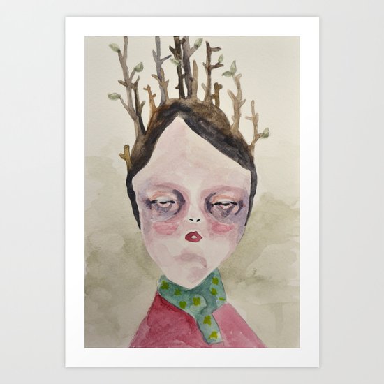 Winter Cold Art Print