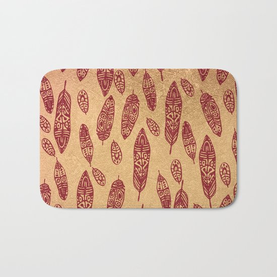 golden cave Bath Mat