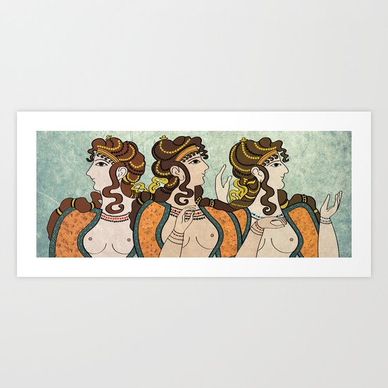 Ladies of the court Art Print