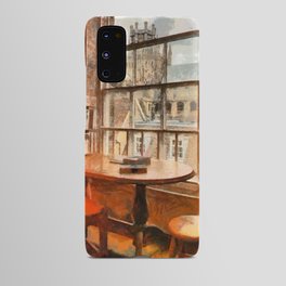 Bookstore with views of the Ely Cathedral in Ely, a historic city in Cambridgeshire, England Android Case