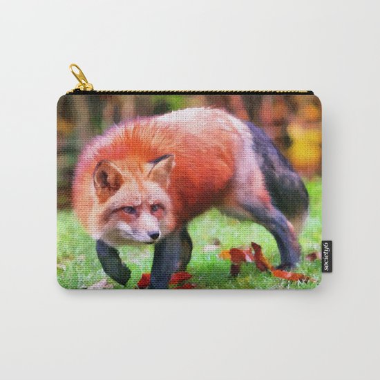 Autumn Fox hunting Carry-All Pouch