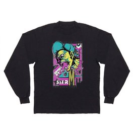 Zombie with Hat Long Sleeve T-shirt