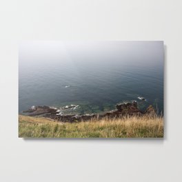 North Sea Metal Print | Eastlothian, Ocean, Northsea, Photo, Scotland 