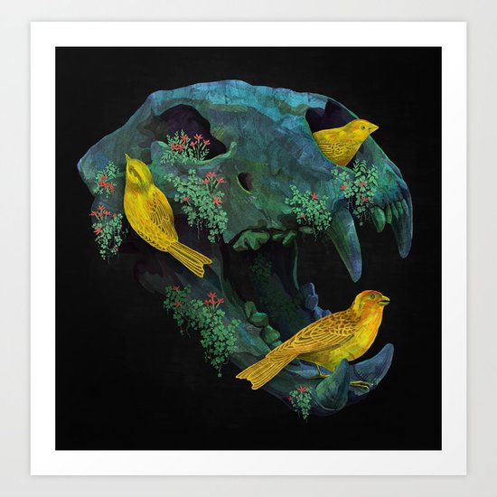 Three Little Birds Art Print