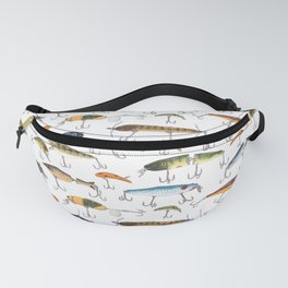 Vintage Fishing Lures Fanny Pack