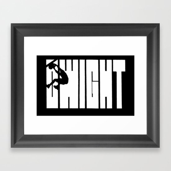 Dwight Howard's "Shaq" Logo Framed Art Print