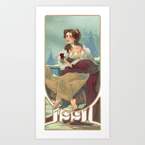 Nouveau 1991 Art Print