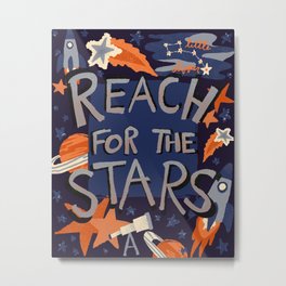 Reach for the Stars! Metal Print