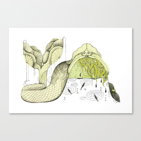 Mermaid Canvas Print