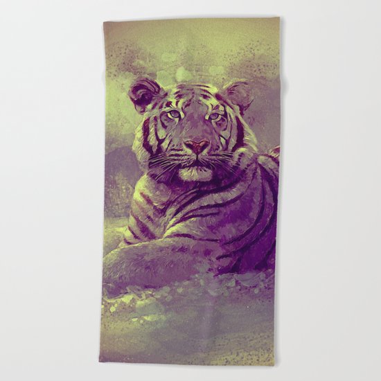 Tiger II Beach Towel