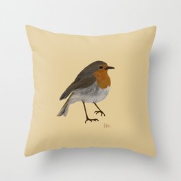 L'oiseau - the bird Throw Pillow
