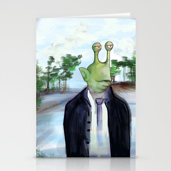 More than a Green Man Stationery Cards