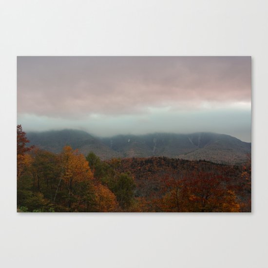 Fog Rolling Over The Hills Canvas Print